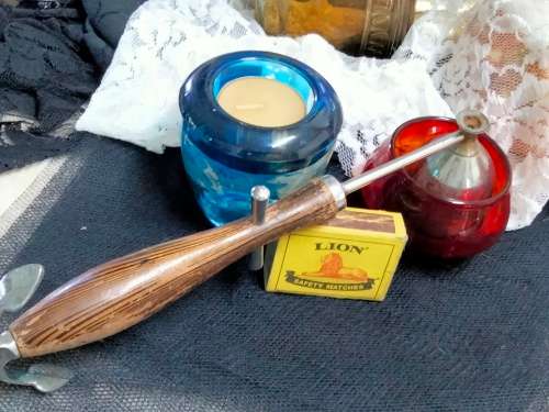 TOT MEASURE could Double as CANDLE SNUFFER+2TeaLight candle holder  LOOK At My BUY NOW ltems NO WAIT