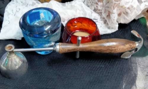 TOT MEASURE could Double as CANDLE SNUFFER+2TeaLight candle holder  LOOK At My BUY NOW ltems NO WAIT