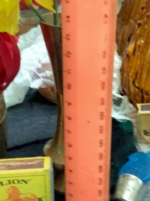 3 items 1BRASS VASE embossed  SCOTISH  ART &CRAFTS BROAD REPOUSSE DECOR TOP+2 Modern thin Vases