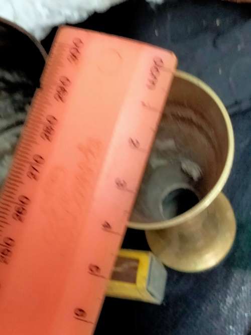 3 items 1BRASS VASE embossed  SCOTISH  ART &CRAFTS BROAD REPOUSSE DECOR TOP+2 Modern thin Vases