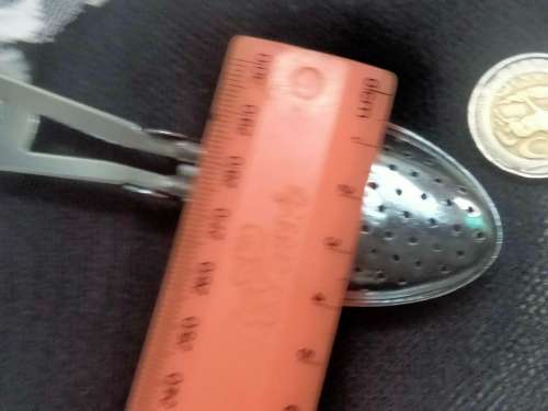 Tea Strainer SPOON Infuser EPNS plate decorative handle Look at my Buy Now listings No Waiting