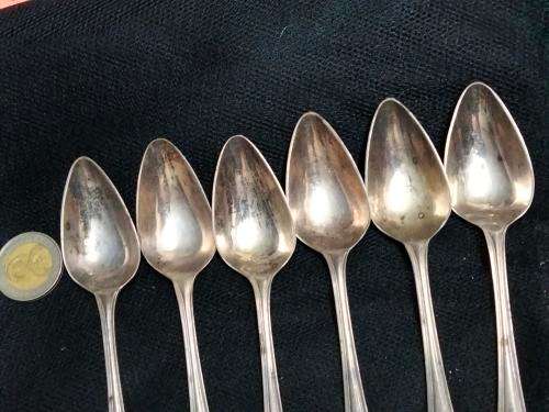 6 Fruit Spoons A1 Plated English LOOK At My BUY NOW LISTINGS NO WAITING