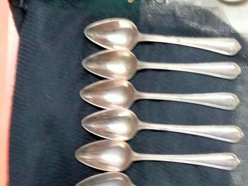 6 Fruit Spoons A1 Plated English LOOK At My BUY NOW LISTINGS NO WAITING