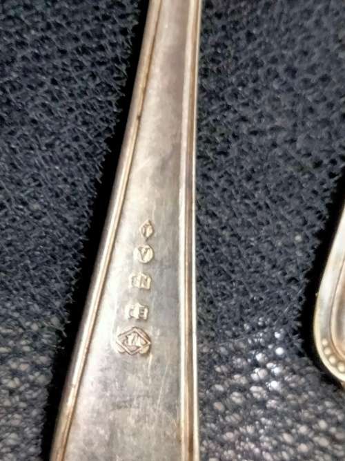 6 Fruit Spoons A1 Plated English LOOK At My BUY NOW LISTINGS NO WAITING