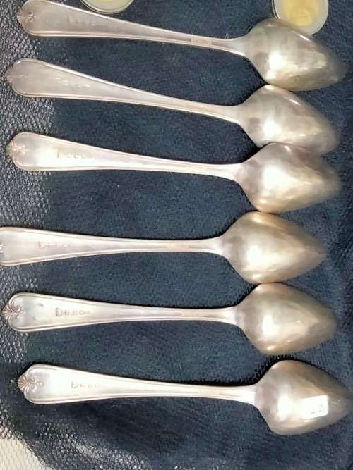 6 Fruit Spoons A1 Plated English LOOK At My BUY NOW LISTINGS NO WAITING