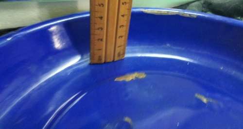 Vintages ENAMEL Dish cobolt blue has some depth Look at my Buy Now listings No Waiting