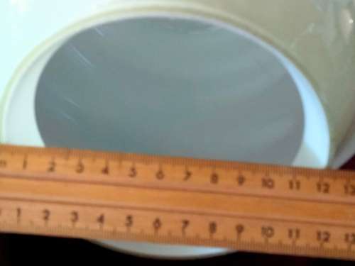 Lamp shade large OPALINE Art Deco Step 4 ring white cased