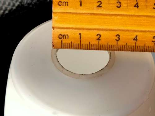 Lamp Shade Glass - 1 Ceiling light Pendant shape white pendant glass