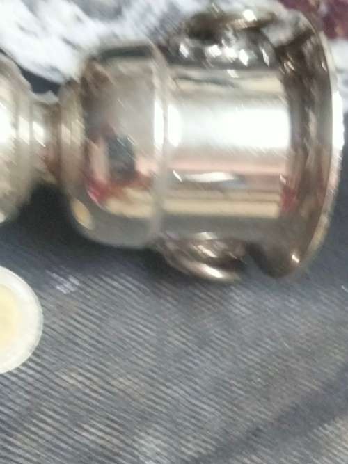 Vase - Posy Urn*Viners  Sheffield Silver *2 Lion heads side LOOK At My BUY NOW items NO WAITING