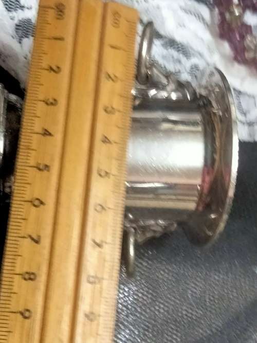 Vase - Posy Urn*Viners  Sheffield Silver *2 Lion heads side LOOK At My BUY NOW items NO WAITING