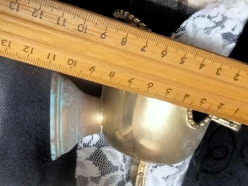 SUGAR BOWL Brass Coal Scuttle has pretty floral design LOOK At My BUY NOW LISTINGS NO WAITING