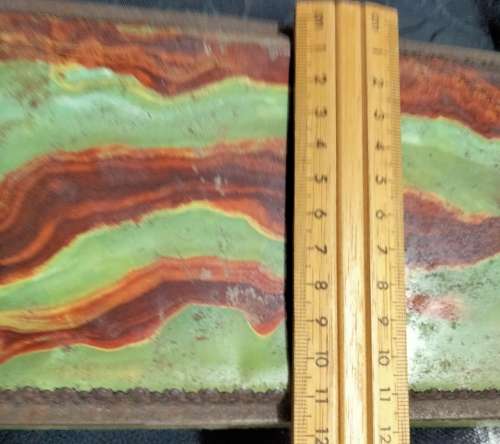 TIN Unusual vintage resembles marble lovely feet