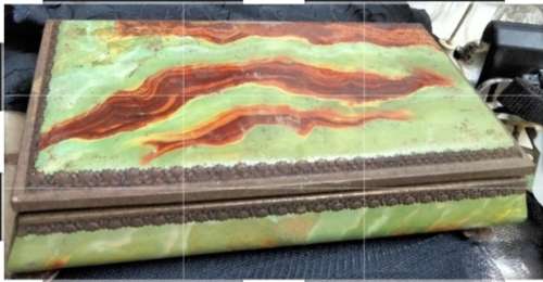 TIN Unusual vintage resembles marble lovely feet