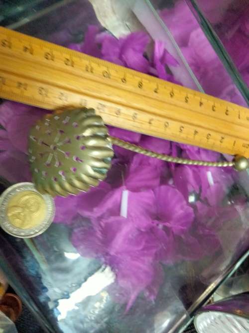 1 EDWARDIAN Sugar Sifter Spoon barley twist BALL FINIAL CRIMPED EDGES bowl lots shape Cutout design
