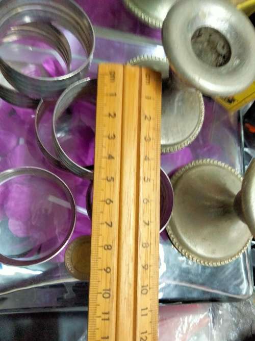 10items  ALL 1 BID 2 Candle Holders 6 Serviettes Rings 2 Napkins LOOK At My BUY NOW Items NO WAITING