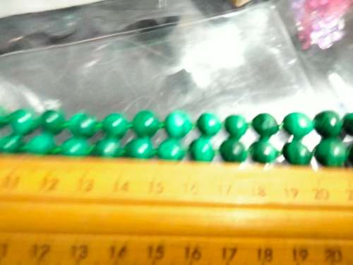 Necklace Malachite SEMI PRECIOUS GEM STONE GREEN Graduating classic Ball shapes Turkey