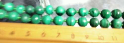 Necklace Malachite SEMI PRECIOUS GEM STONE GREEN Graduating classic Ball shapes Turkey