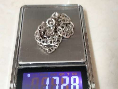 Hallmark 925 Silver chain+ Brooch STG  2 gramsLook at my Buy Now listings No Waiting