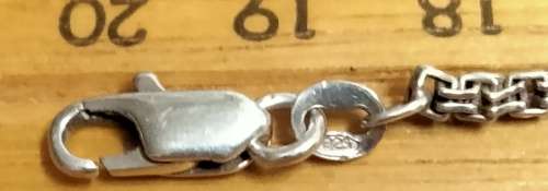 Hallmark 925 Silver chain+ Brooch STG  2 gramsLook at my Buy Now listings No Waiting