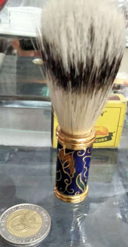 1  Badger beauty brush + Silver top Plated add.book has Mirror LOOK At My BUY NOW