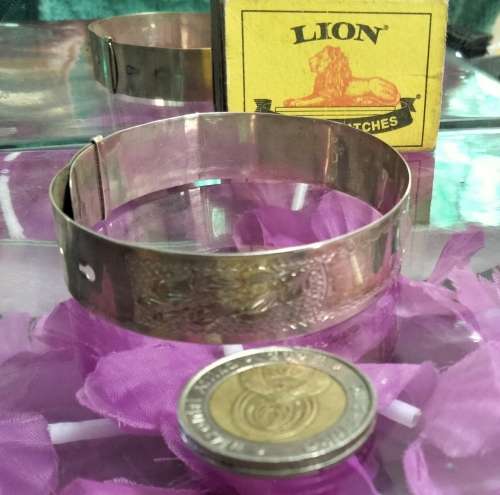 Stamped SILVER bangle  Lovely for the collector Lovely Gift