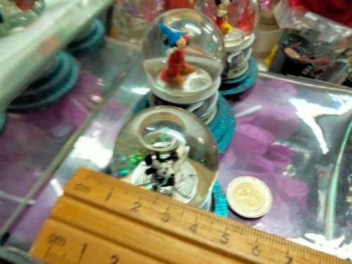 Triple Mickey Mouse Snow globe*Fantasia*SteamBoat*The Band Concert LOOK atMy BUY NOW itemsNO WAITING