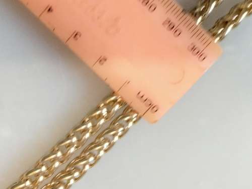 Celtic Style Circle Crystal Cross Bar Black Crystal Acrostic Word-Regards-Gold Tone belcher Chain