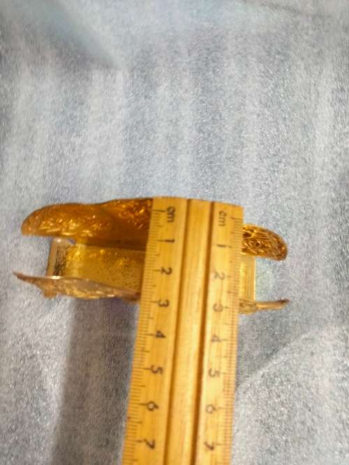 SERVIETTE holder - Gold plate Embossed ROSES to Compliment your Old Country Rose (Porcelain)