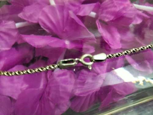Choker - 925 stamped on ring SILVER CHAIN - + Small Heart - LOOK At My BUY NOW - NO WAITING