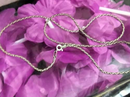 Choker - 925 stamped on ring SILVER CHAIN - + Small Heart - LOOK At My BUY NOW - NO WAITING
