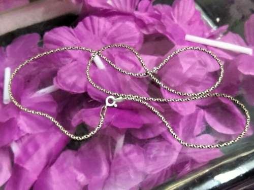 Choker - 925 stamped on ring SILVER CHAIN - + Small Heart - LOOK At My BUY NOW - NO WAITING
