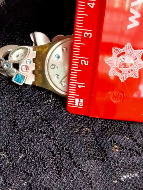 1 SWATCH AG 2007 Swarovski Crystals+1QUARTZ Pre-owned NotTestedLOOK At My BUY NOW NO WAITING