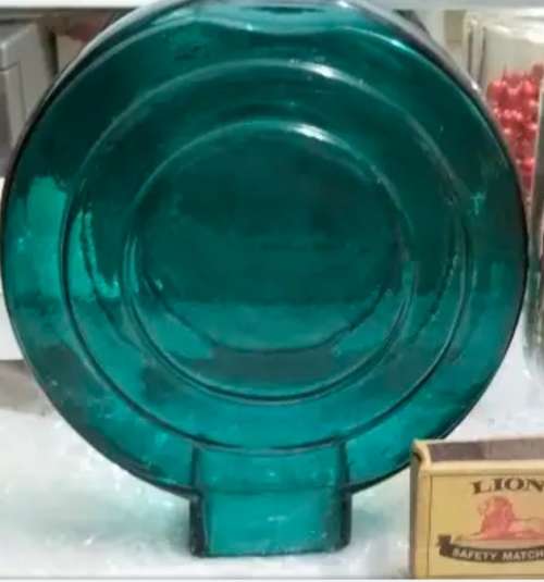 Vases - Glass 1 Sun style Teal textured Spiral swirl design Look at my Buy Now listings No Waiting