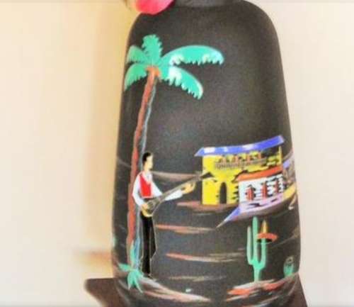 KETO- KERAMIK- Statement Vase -15 Mexico- 1950,s- hand made Germany
