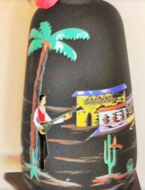 KETO- KERAMIK- Statement Vase -15 Mexico- 1950,s- hand made Germany