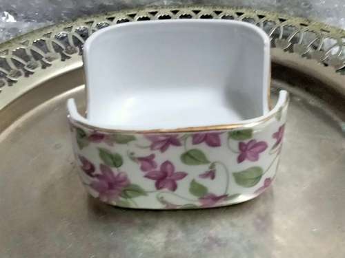 Chintz ceramic bowl Bone China Hand Painted