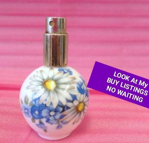 Perfume Bottle - !!!RARE!! Milk Glass *ILONA West Germany*empty*