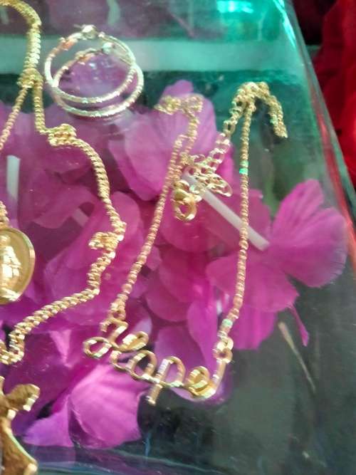 Necklace 3+Pendants 4+1Earrings Rose Gold Tone Plated Fashion Jewels LOOK At My BUY NOW - NO WAITING