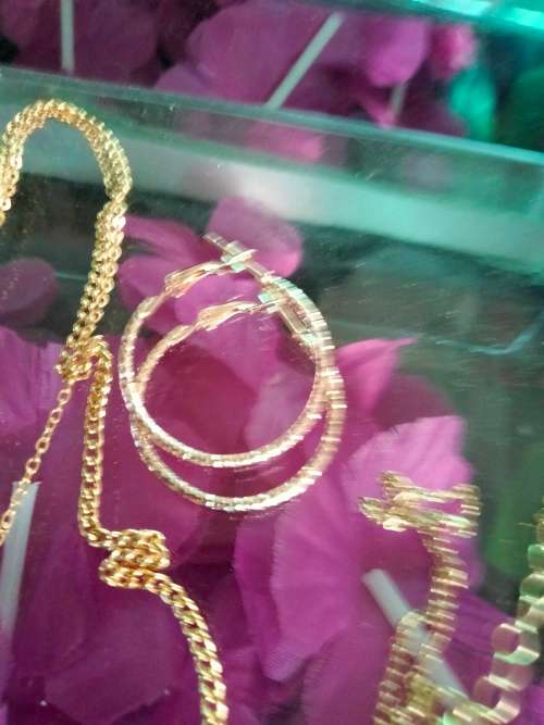 Necklace 3+Pendants 4+1Earrings Rose Gold Tone Plated Fashion Jewels LOOK At My BUY NOW - NO WAITING