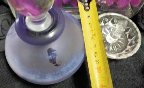 1 Ring Holder Trinket Crystal +1 Amethyst Perfume bottle