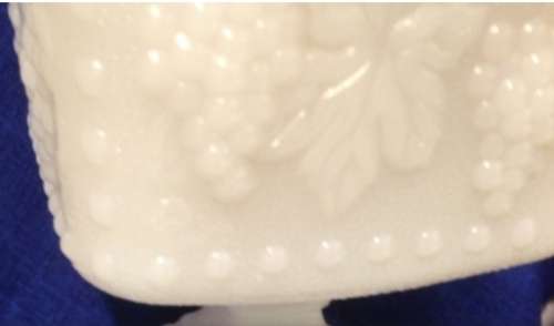Milk Glass Pedestal Candy Dish
