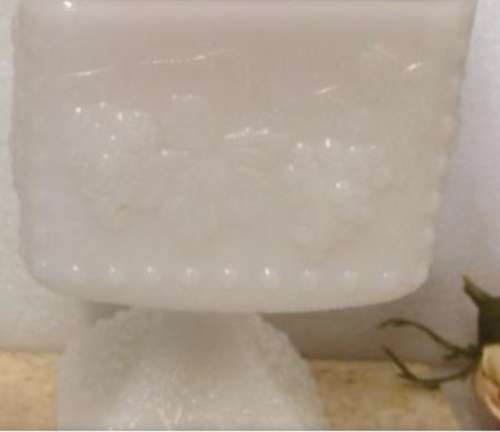 Milk Glass Pedestal Candy Dish