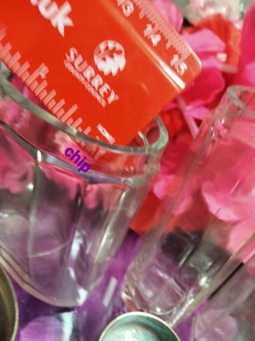 Bottles Glass Beveled-3 Vanity Dressing table decor  *Metal lids LOOK at My BUY NOW items NO WAITING