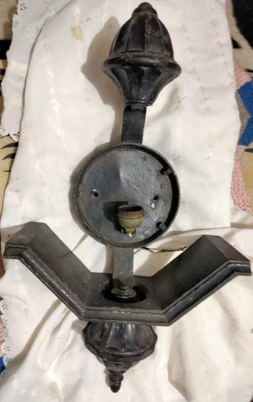 Lamp - Wall ligh fitting - Cast in ITALY NO electrical wiring*LOOK At My BUY NOW LISTINGS NO WAITING