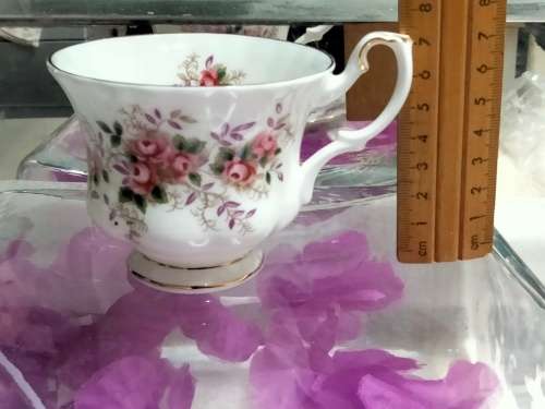 ROYAL ALBERT -SUGAR bowl+Trio Lavender Rose c1962/70