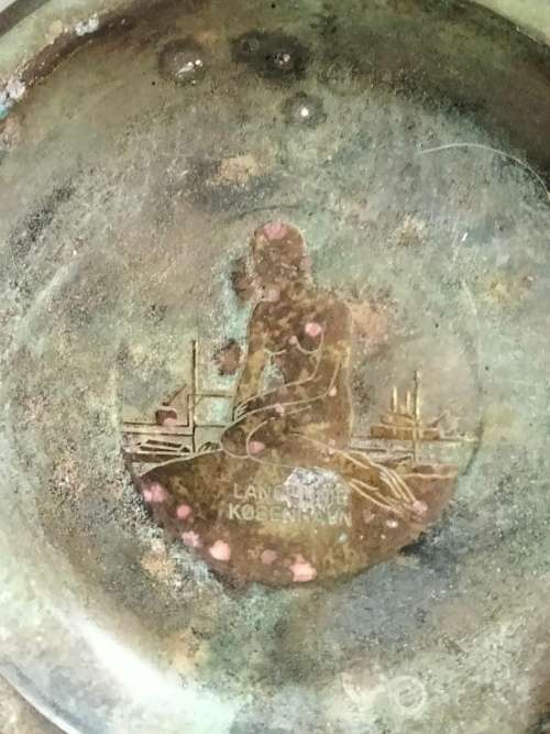3 made in Denmark 1 Lille 1300 Havfrue 6531 B+G Denmark Lille Mermaid 1970-1973+1Metal+1Cermic