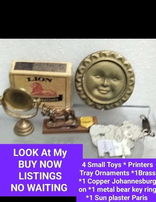 4 Small Toys Printers Tray Ornaments Ornaments Look at my Buy Now listings No Waiting