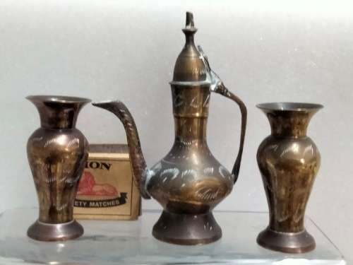 3 Brass Toy`s Printers Tray Ornaments slightly larger LOOK At MY BUY NOW LISTINGS *NO WAITING