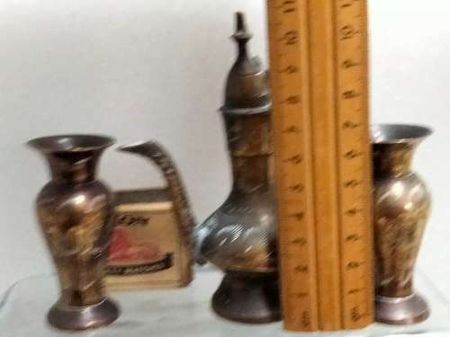 3 Brass Toy`s Printers Tray Ornaments slightly larger LOOK At MY BUY NOW LISTINGS *NO WAITING