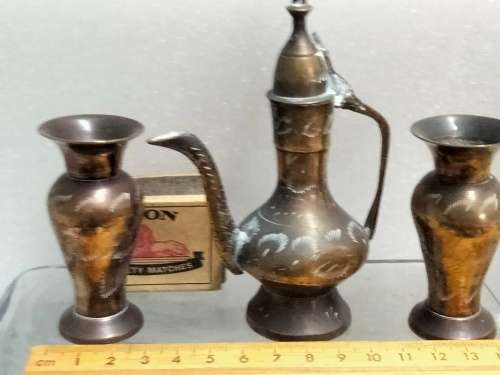 3 Brass Toy`s Printers Tray Ornaments slightly larger LOOK At MY BUY NOW LISTINGS *NO WAITING